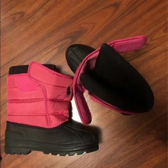 COPY - Polo Ralph Lauren Vancouver EZ Pull-On Big Kids Raspberry Snow Boots - Picture 10 of 11